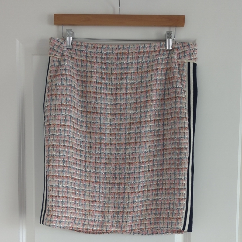 Maeve Pastel Tweed Mini Skirt